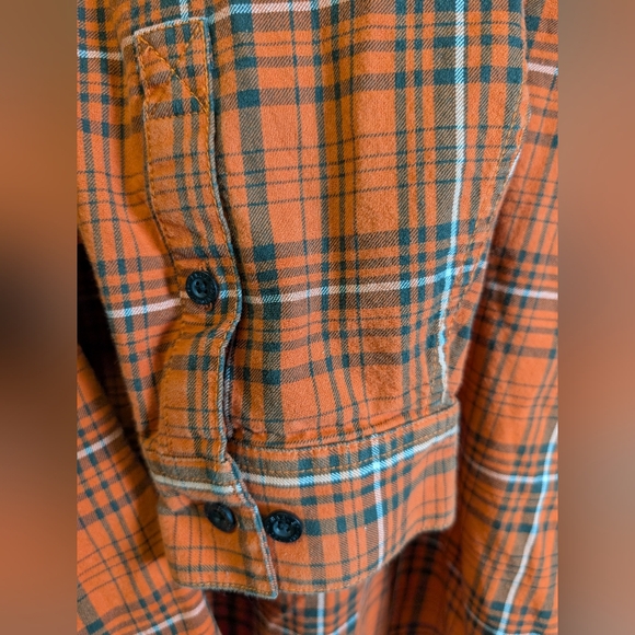 Harley Davidson Men's Heavy Twill Button Down Plaid Long Sleeve Shirt Size 3XL - Picture 5 of 9